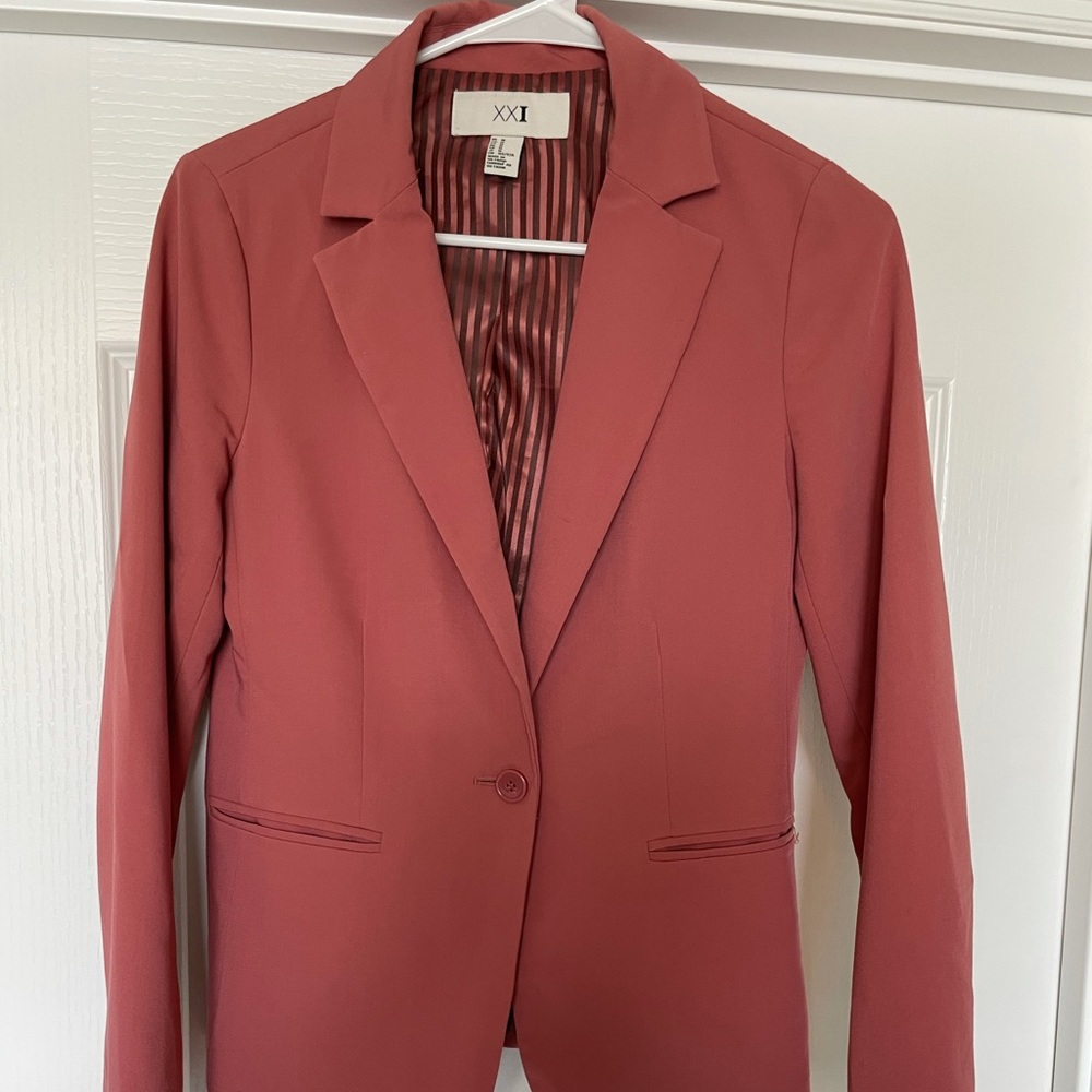 Forever 21 pink/maybe blazer size M